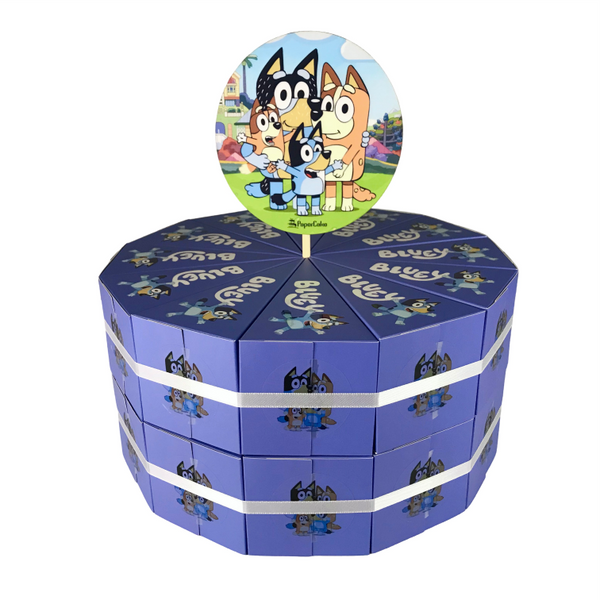 BLUEY INDIGO MAXI CAKE Картонена торта BLUEY индиго (maxi) photo