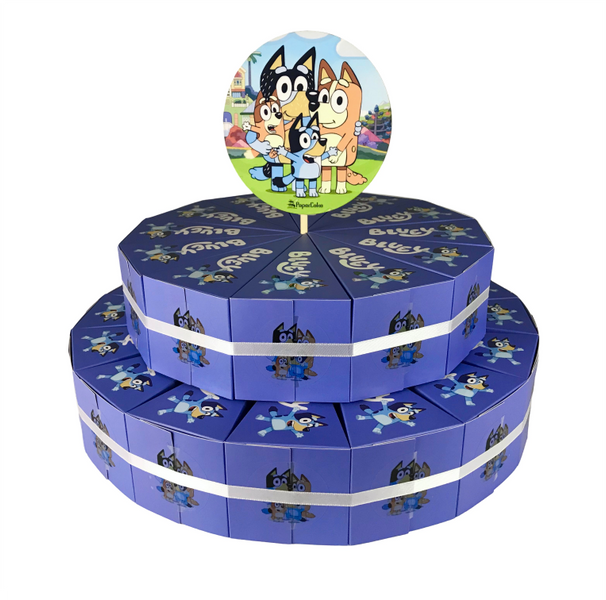 BLUEY INDIGO PREMIUM CAKE Картонена торта Синьо ИНДИГО (премиум) photo
